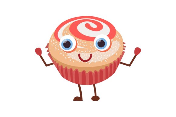 Download Cupcake with Powdered Sugar - Powdered Collection
