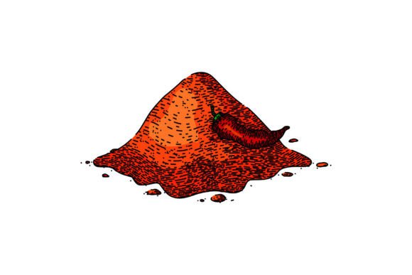 Download Powder Paprika Sketch Hand Drawn Vector - Vector Collection